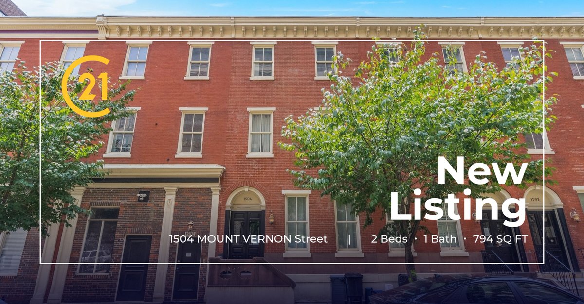 RRenson's tweet photo. 📍 New Listing 📍 Take a look at this fantastic new property that just hit the market located at 1504 Mount Vernon Street 3 in Philadelphia. Reach out here or at (215) 806-6766 for more information!

Listed by Bill Kwasn... https://t.co/e08uuRp547 https://t.co/pF6bJ1ruZH