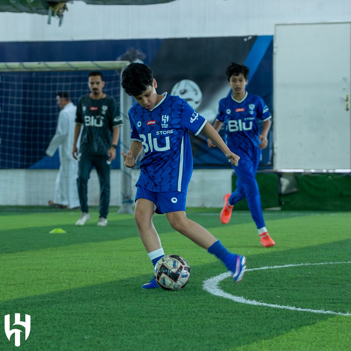 AlhilalAcademy's tweet photo. تدريبات الزعماء فرع"النفل" 💙📸 https://t.co/iwGe0nH66E