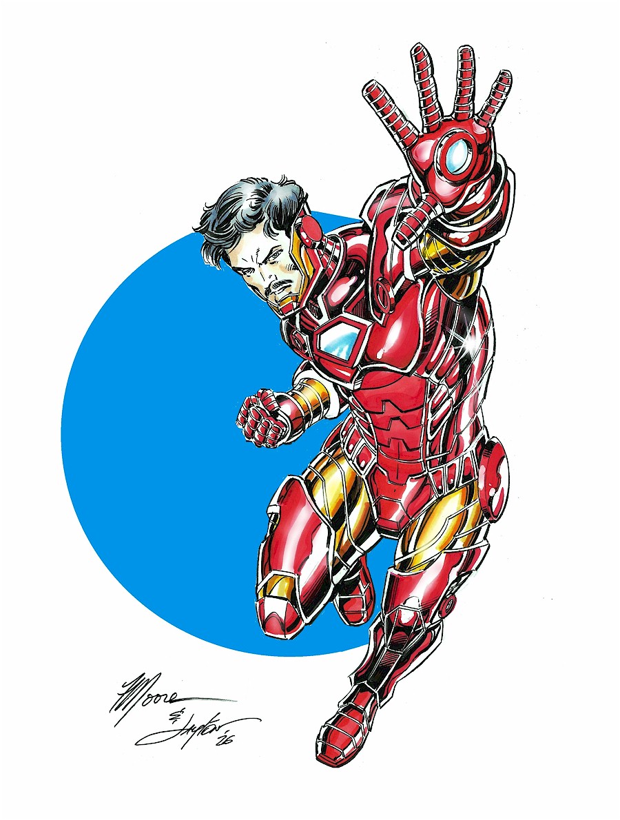 SuperheroNotes's tweet photo. Iron Man by Travis Moore @ @Bob_Layton https://t.co/UOOGrdwCXk