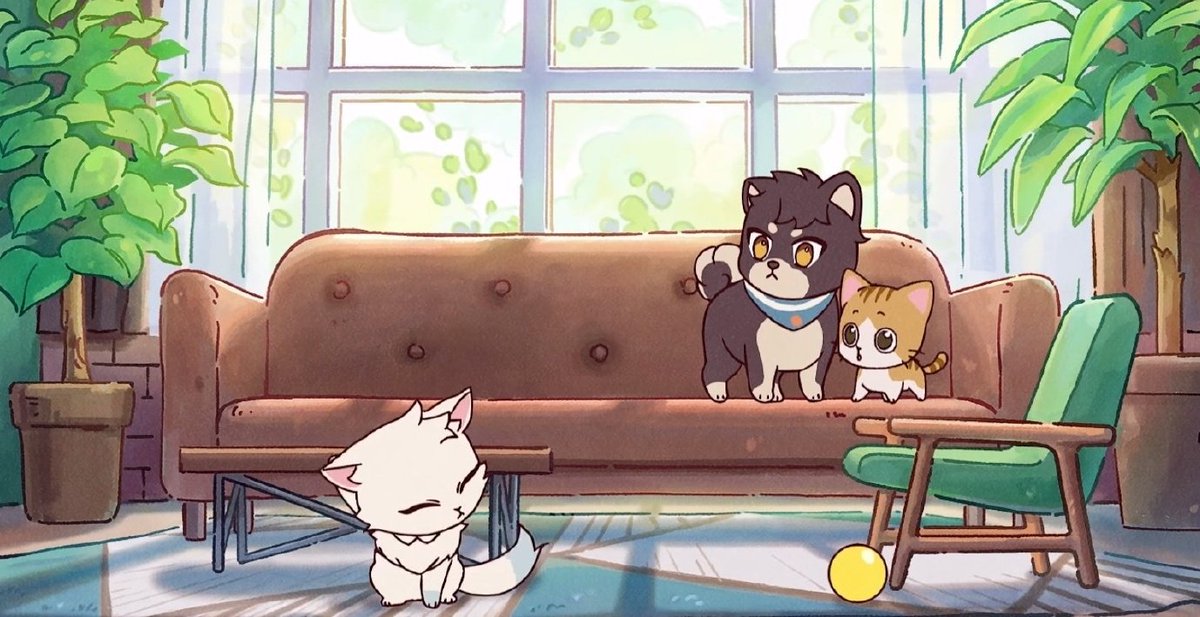 meihanxues's tweet photo. the cutest family ever 🐶🐈🐱 https://t.co/Hm2SqFvIlc