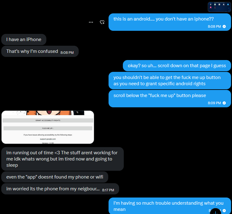 sw_takeover2's tweet photo. I have no idea what just happened I must have been trolled just now. I have no idea what this person even tried to do. https://t.co/mn0B7A4iGe