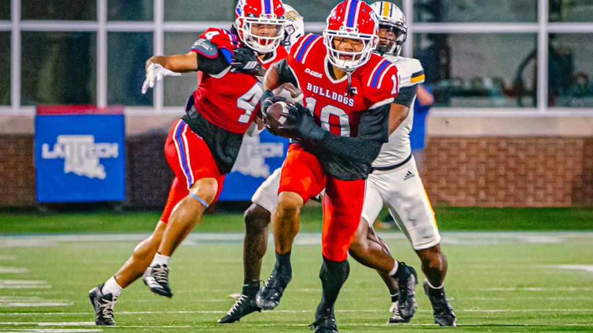 HEROSportsNews's tweet photo. 🔸#CFB G6 Spotlight🔸

Louisiana Tech LB Kolbe Fields (@therealkolbe)

-2026 Gr.
-6-foot, 225 lbs
-All-CUSA in 2024
-110 tackles, 12 TFLs, 3.5 sacks &amp; 3 INTs in 16 games at Louisiana Tech
📸Josh McDaniel/@LATechFB 

@CoachLOlson @Coach_Creech https://t.co/i4CQmGbCPW