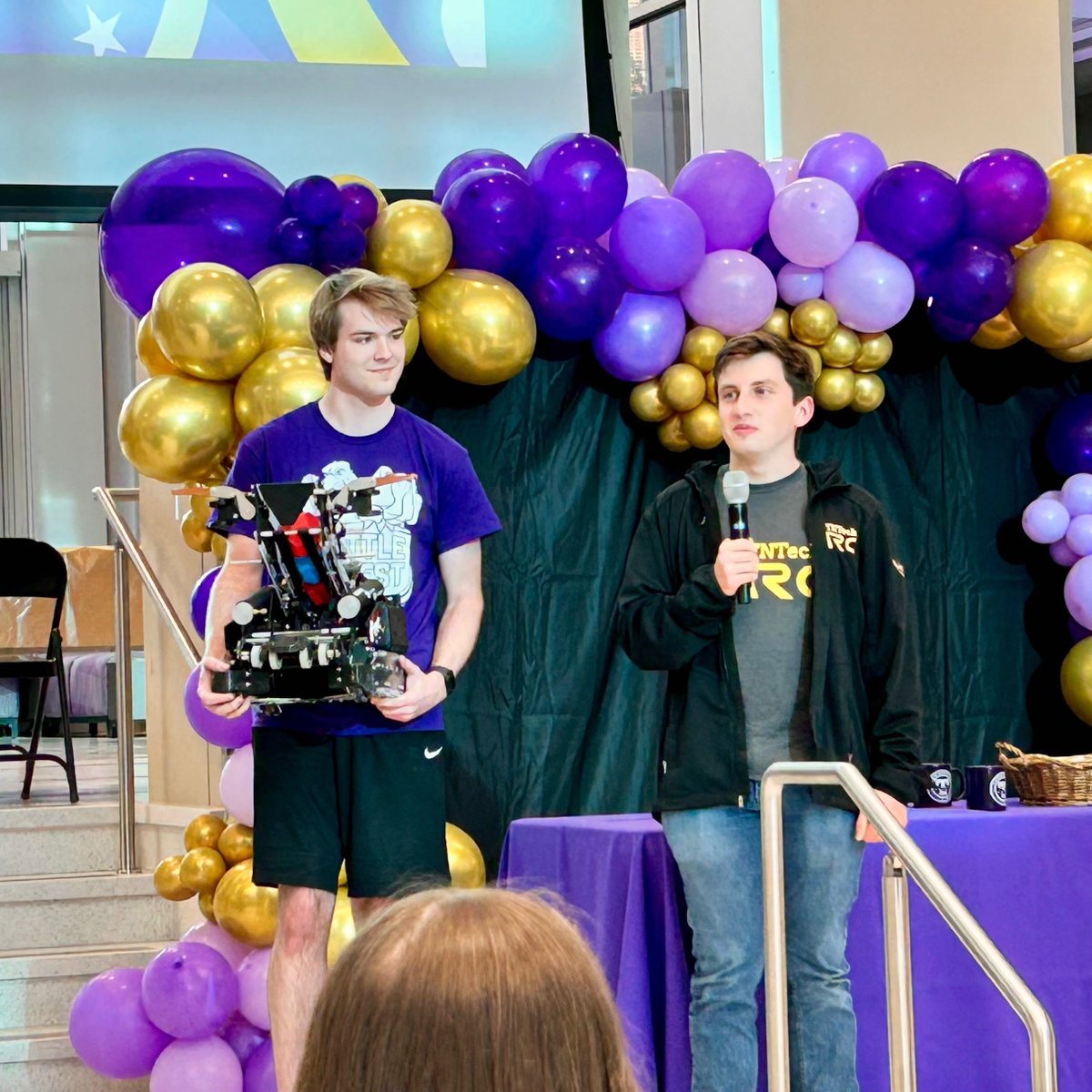 tntechcsc's tweet photo. We’re revisiting achievements recognized at the Department of Computer Science's spring Celebrate CS event. Next: Tech’s Autonomous Robotics Club. ARC earned several awards at university, regional and international competitions, including the VEX Robotics World Championship. https://t.co/Y27xpFwawa