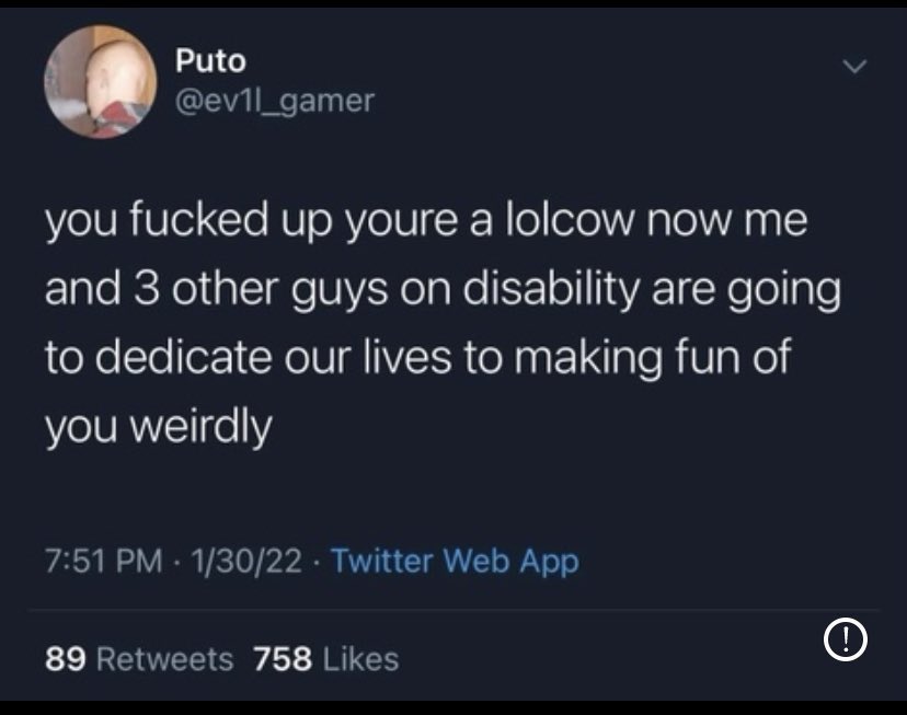 VirtualKrial's tweet photo. @Psimiles @Lightruler03 @NotChillMurray i dont even watch ltg lmao i just like mocking u freaks for being parasocial losers hahahahah https://t.co/2GtdKdZ5Ey