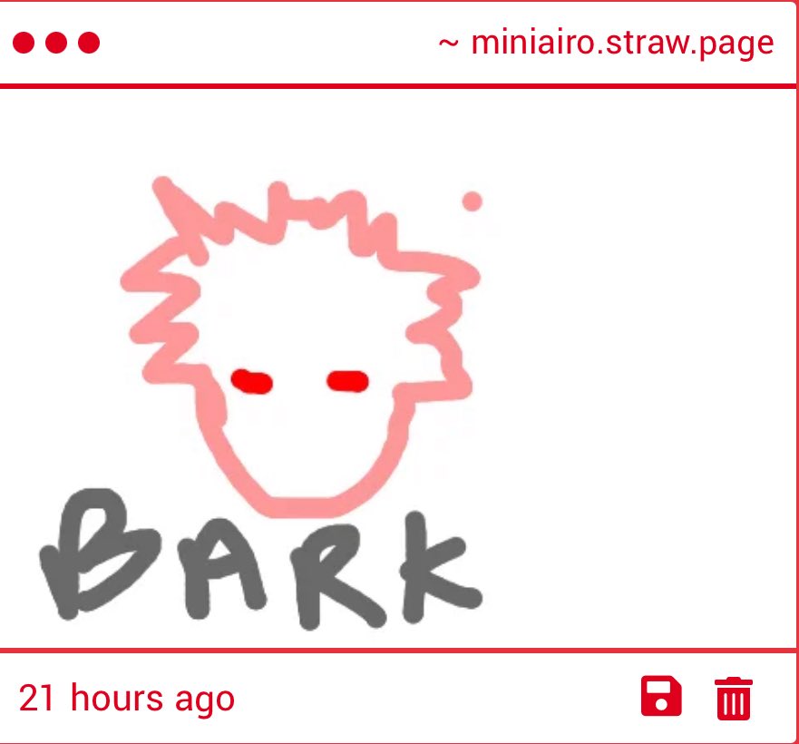 mini_airo_'s tweet photo. Bark https://t.co/n0JPjGkRLw