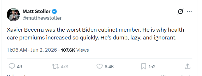 Wilson__Valdez's tweet photo. Beginning to suspect that this guy is just a (racist) Republican. https://t.co/Wq8z83dDkf