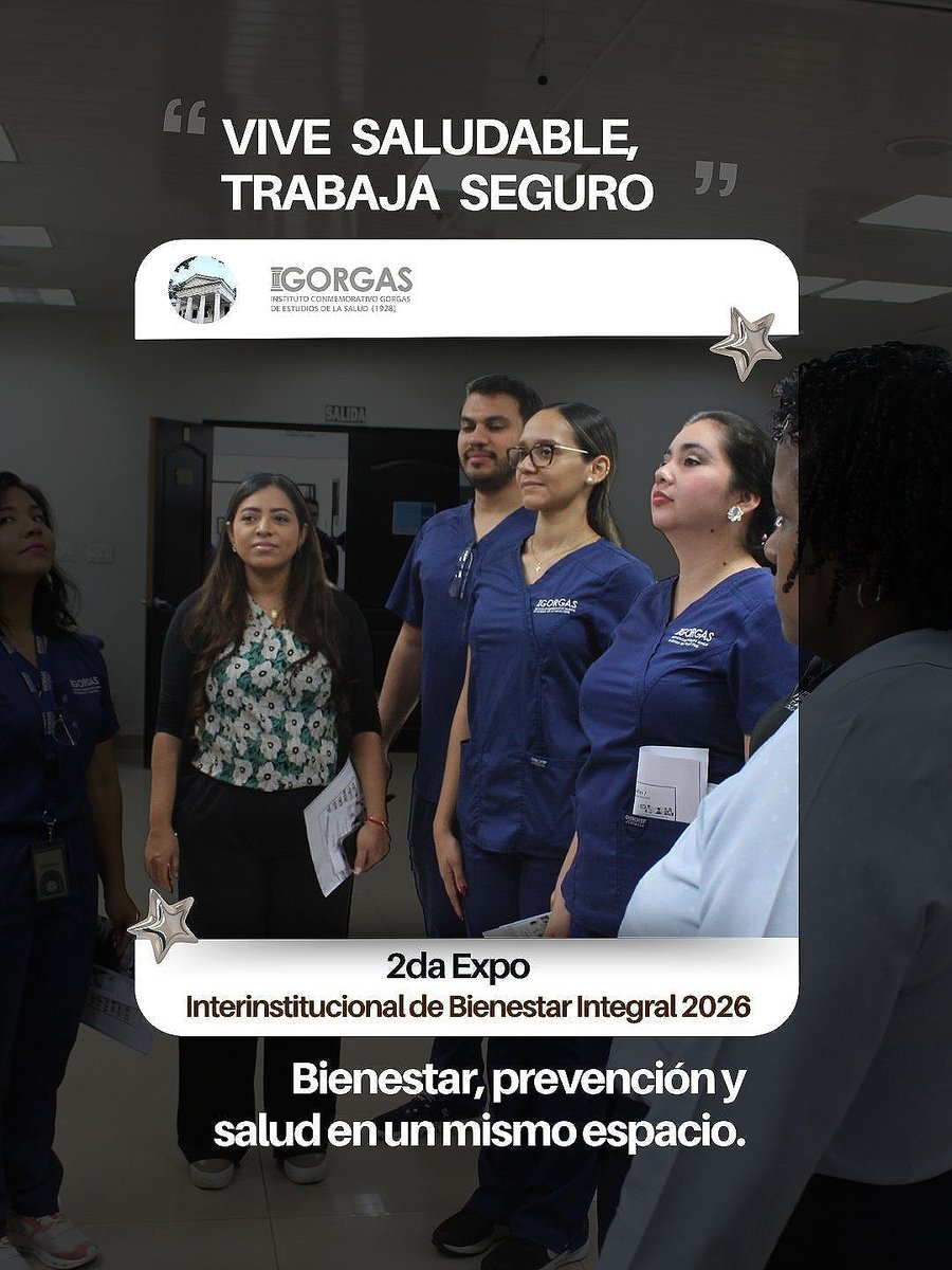 InstitutoGorgas's tweet photo. El ICGES realizó la 2da Expo Interinstitucional de Bienestar Integral 2026, bajo el lema "Vive Saludable, Trabaja Seguro", brindando a los colaboradores acceso a orientación, servicios y programas enfocados en la salud, la inclusión, la seguridad laboral y el desarrollo humano.

La actividad contó con la participación de instituciones públicas y académicas que compartieron información y herramientas para promover estilos de vida saludables y entornos laborales más seguros.
La Expo Interinstitucional de Bienestar Integral forma parte de las acciones que impulsa el ICGES para fomentar el bienestar de sus colaboradores, fortaleciendo la articulación entre instituciones y facilitando el acceso a programas y servicios orientados a mejorar la calidad de vida de los servidores públicos.

Conoce más en nuestra página web:
https://t.co/zogLsrzkQA

#ICGES #BienestarIntegral #ViveSaludableTrabajaSeguro #SaludLaboral #ServidoresPúblicos #Prevención #SaludOcupacional #Panamá