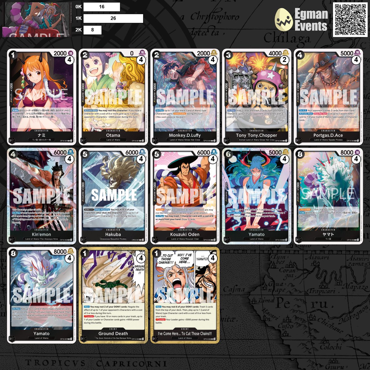 The_Egman's tweet photo. Deck Lists: https://t.co/nNhutUjkmo

The OP16 Section of Egman Events has opened! We're going to continue to add decks as we get them from the format!

Thank you to @AtrociousJake for helping find and add these as well! https://t.co/HmEQzF2pbF