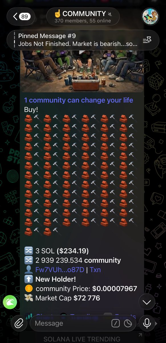 LockedInTage's tweet photo. @0xCryptoshi 1 $COMMUNITY can change your life 

Yd8w2KJQ7BXe6JJTxqae9eRfSXzK15poXAvRwcYpump https://t.co/SCMYR1f8Eo