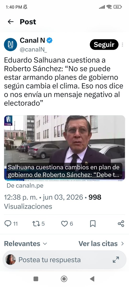 leahsacin's tweet photo. En la última hora  @canalN_ ha publicado 6 (seis) tuits en contra de Sánchez 
Ninguno sobre Keiko https://t.co/a5b76wisVR