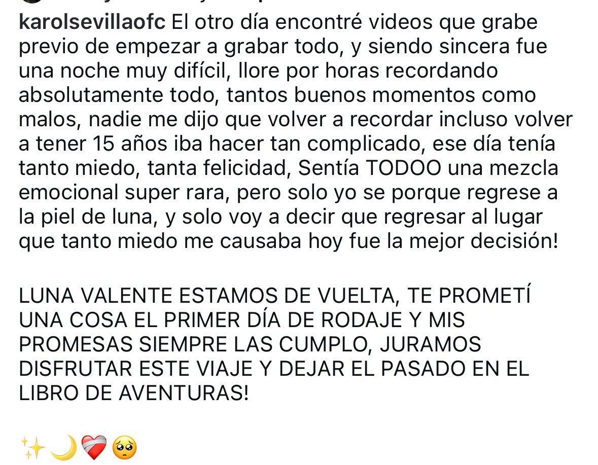 xksevillaa's tweet photo. Mi niña 😭😭😭 Karol de vdd gracias por hacer que esto sea posible, gracias por volver y por haberle puesto todo tu corazón a este proyecto ❤️‍🩹 https://t.co/lzKKlRhN4n