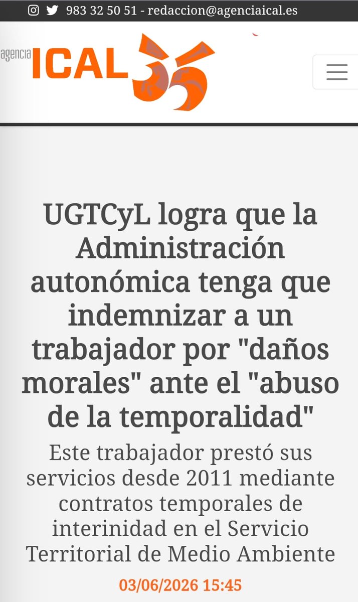 UGT_SP_CYL's tweet photo. #Ical #Temporalidad #SentenciaUGTCyl https://t.co/tPyUPYPRcW