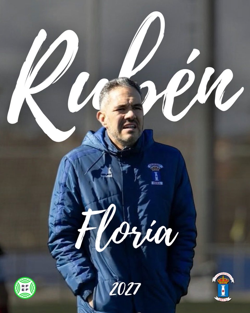cd_brea's tweet photo. 📯 | 𝗢𝗙𝗜𝗖𝗜𝗔𝗟

Rubén Floría y el CD Brea renuevan su compromiso de cara a la temporada 2026/27 en la que jugaremos en Tercera RFEF

¡A seguir disfrutando juntos, @rubenfloria , tu suerte será la nuestra! 🤍💙 https://t.co/7tUs0nxfzM