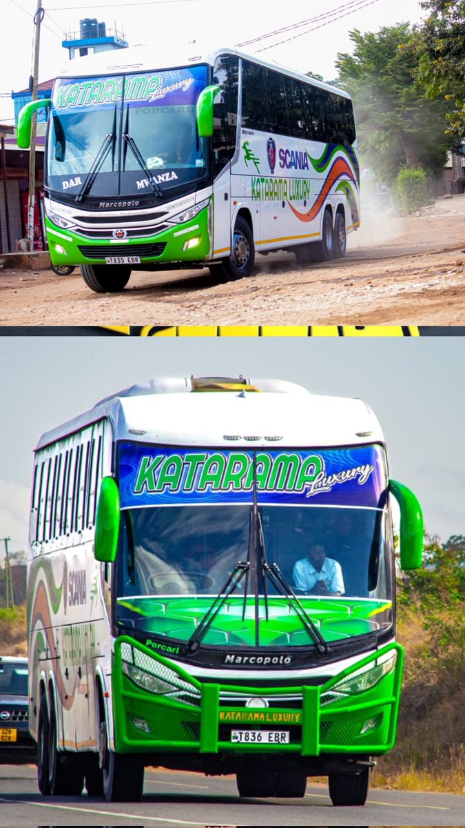 BusWorldTZ's tweet photo. 🟧 From plate numbers T 835 EBR, T 836 EBR to T 752 ESD, T 756 ESD no doubt KATARAMA LUXURY has emerged with consistent bus growth that is leading with a fleet of Marcopolo G7 buses!

📸 @PorcarlP #TupoSafarini
#KataramaLuxury #busworldtanzania 🇹🇿 https://t.co/l8UbmkhKmv