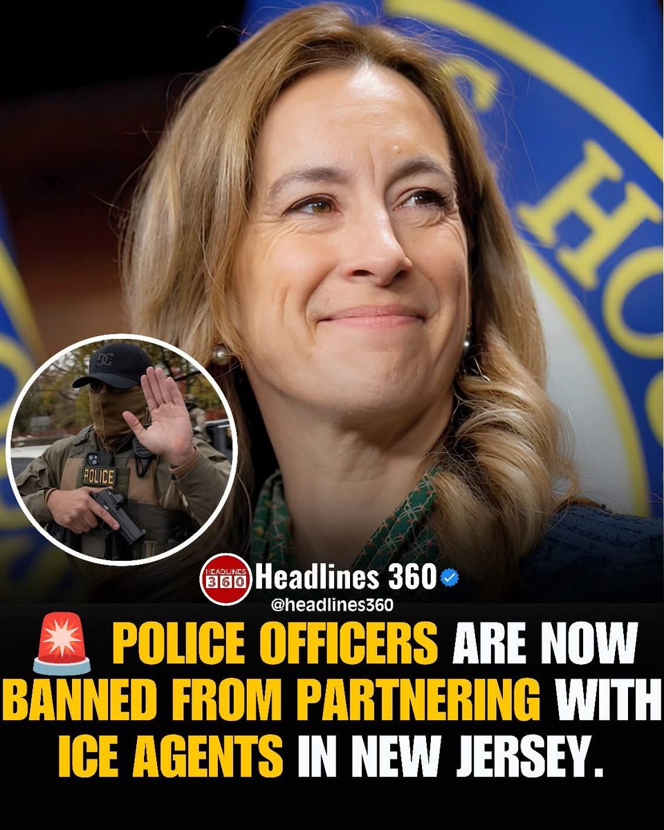 RadarResist's tweet photo. Jersey Governor has signed a landmark law officially banning local law enforcement agencies from partnering w/ICE. The legislation codifies the state's Immigrant Trust Directive, completely prohibiting local police &amp; sheriffs from participating in ICE's deportation &amp; enforcement https://t.co/2egUs6C9x4
