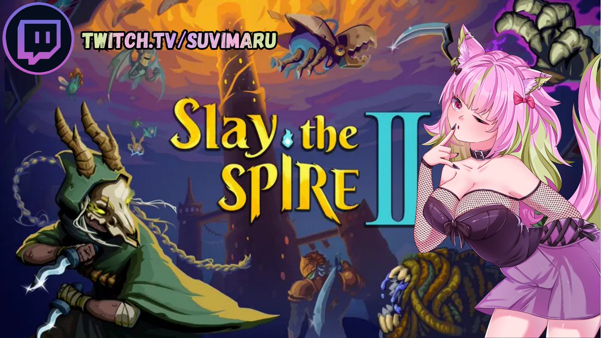suvimaru's tweet photo. Its time for day 4 of birthday shenanigans!
We're starting with Slay the Spire, doing some warframe wednesdays, and then owawa!!! :3
We ahve officially hit the goal for the vtuber smash or pass as well!!! 🎉
🔗⬇️ https://t.co/95xD86Hncu
