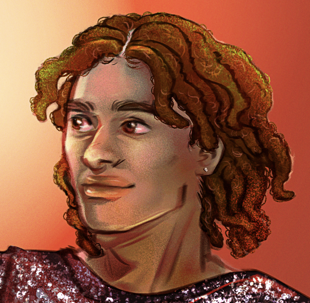 Imloo_s's tweet photo. i guess Lucas's hair in my art is a spectrum lol https://t.co/HPuD4Poyua