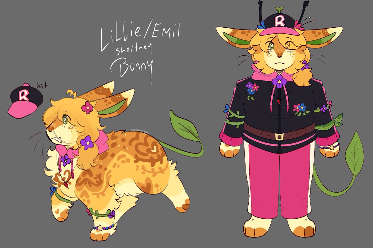 Tooth_lessTDM's tweet photo. Okay added on an anthro ref now but :] my playerling as a bnuuy..

#blocktales https://t.co/ssEu5tCTVm