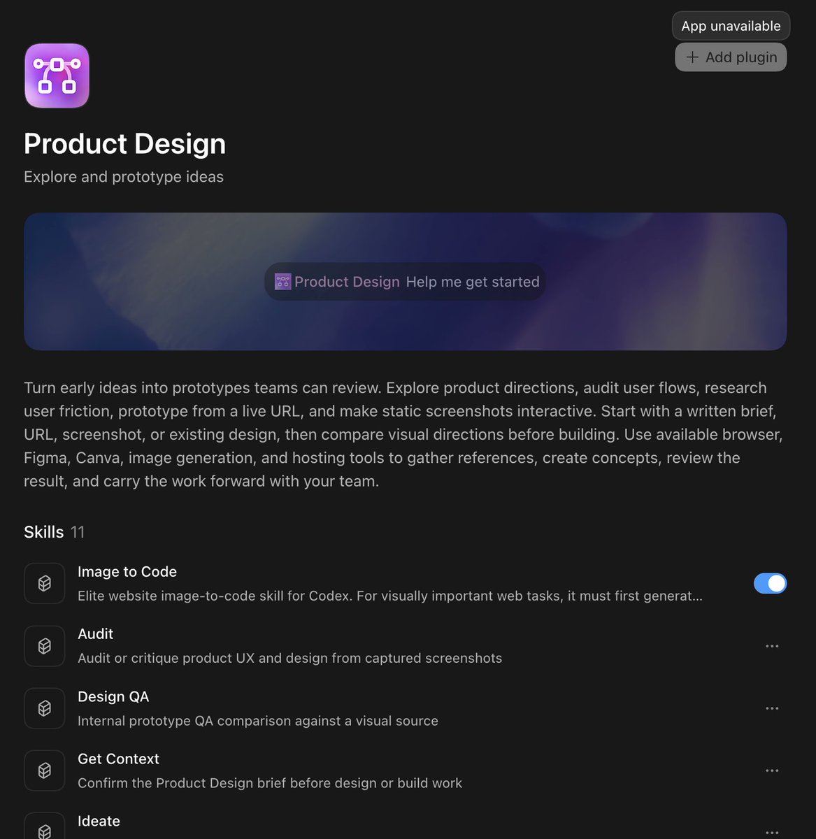 BDoma's tweet photo. @thsottiaux Any idea why I can't add most plugins to my Codex? Running the latest on Mac

App Unavailable https://t.co/MpsPypsQ2K