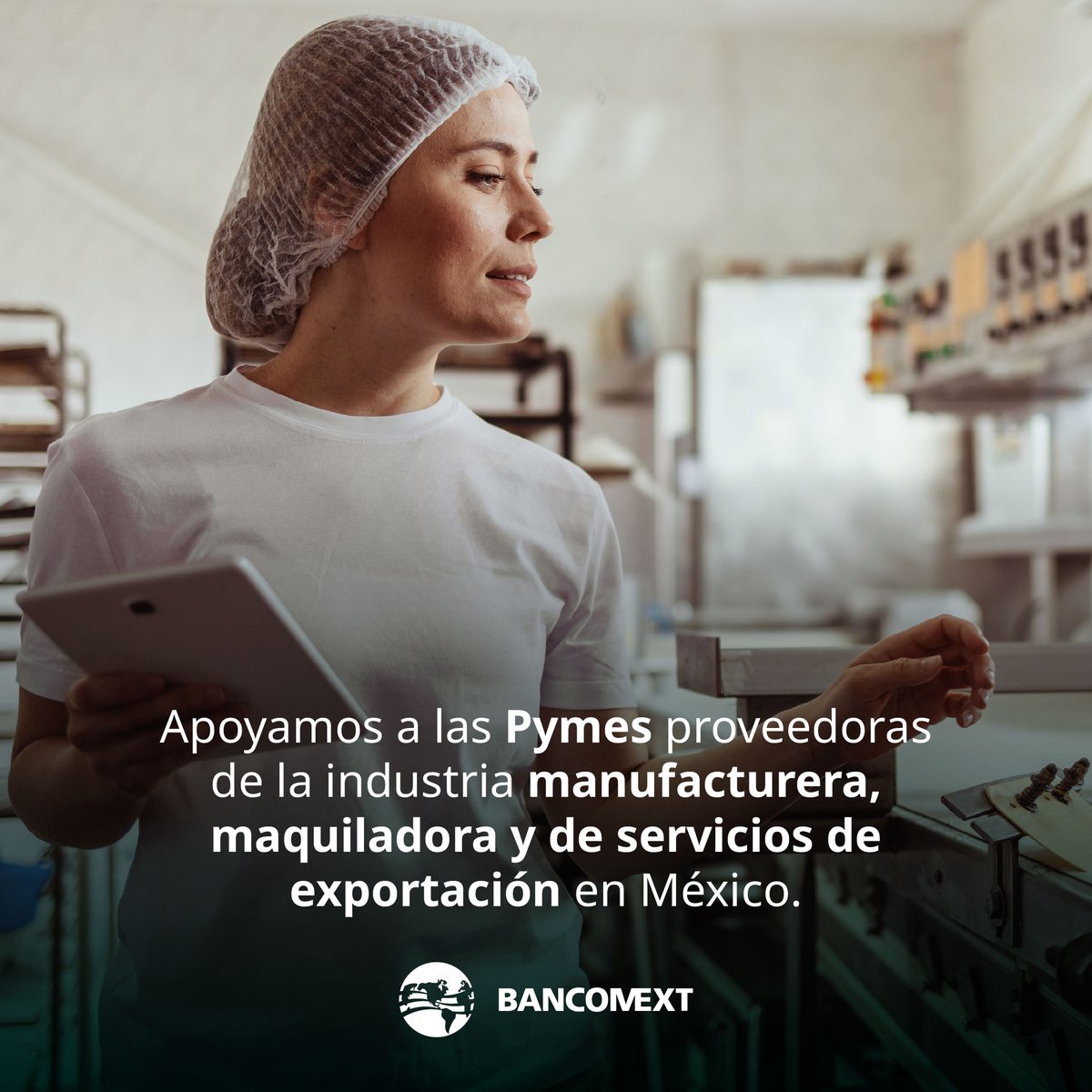 bancomext's tweet photo. En #Bancomext apoyamos a las #Pymes proveedoras de la industria manufacturera, maquiladora y de servicios de exportación en #México.

¿Te interesa? Entra a➡️ https://t.co/sg0LMrzI4d https://t.co/VPF4nrKHVY