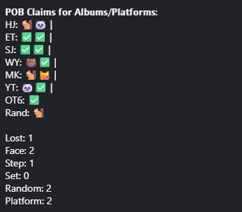SPTrades8's tweet photo. 📢To claim: Comment or DM including an emoji, which member(s) you are claiming, and which version(s) you want.

📝Claims past the line | are NOT guaranteed and will be random if not filled.

Please share with Fuse! And feel free to ask questions :D https://t.co/azj12JLMhc