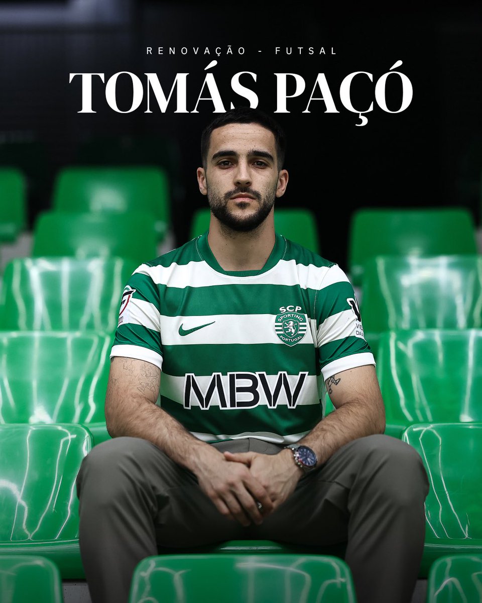 SCPModalidades's tweet photo. 🗣️ "Toda a minha vida é feita a partir do Sporting CP. Sentia que queria ficar aqui e que pretendia renovar por muito mais tempo." - Tomás Paçó 🦁 https://t.co/fS4ZYQUKlp