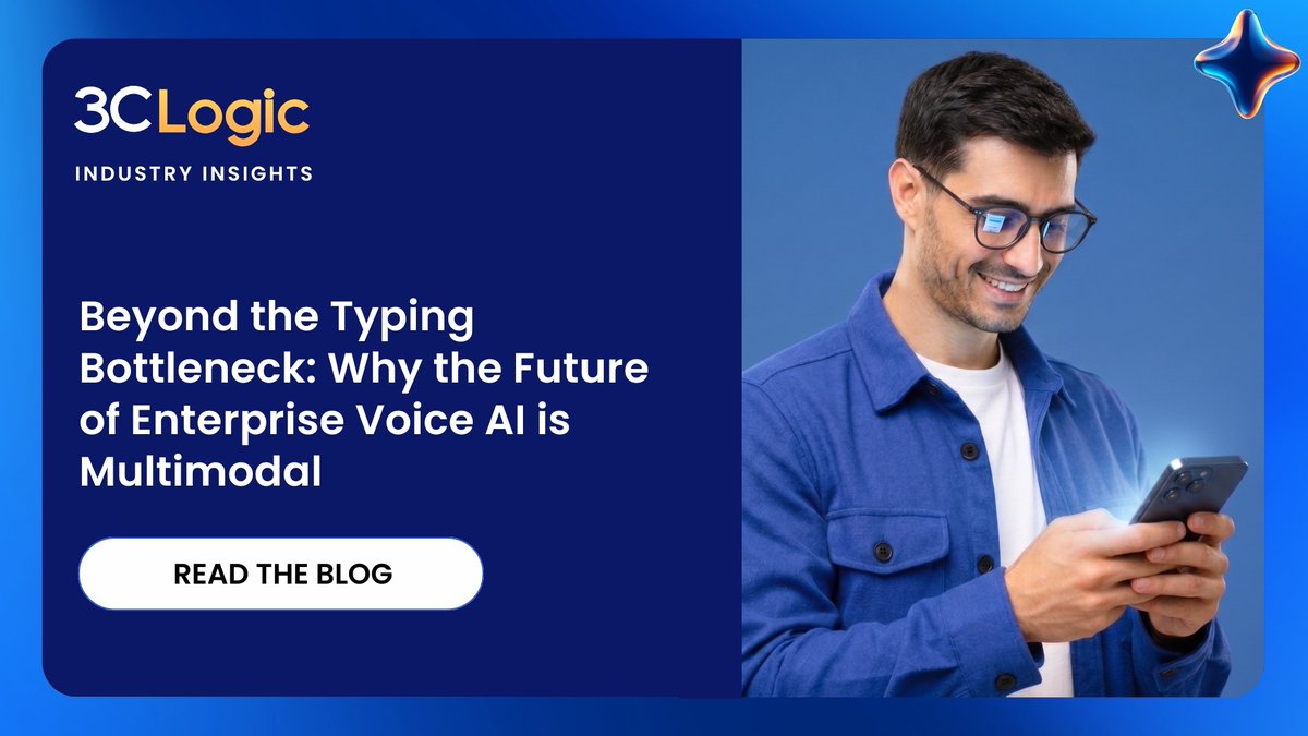3CLogic's tweet photo. Read the full blog to learn why multimodal voice experiences are the next step for enterprise AI: https://t.co/gd5qNEcXH4
#VoiceAI #MultimodalAI #EnterpriseAI #ServiceNow #CustomerExperience #EmployeeExperience #CX #EX https://t.co/WrMh29ABPp