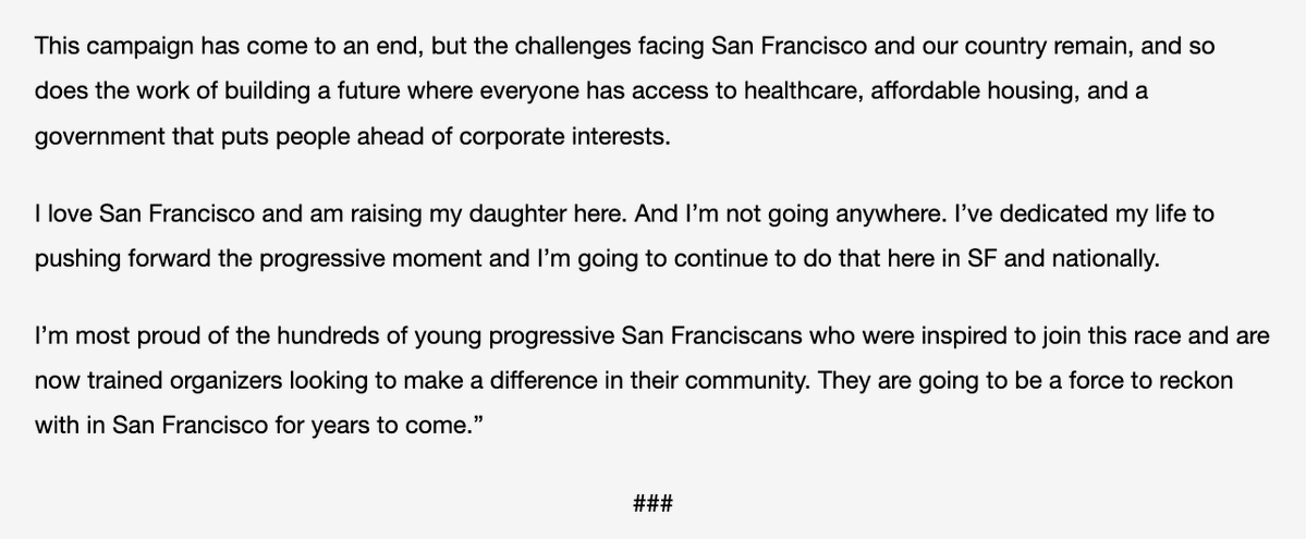 jrivanob's tweet photo. JUST IN: Saikat Chakrabarti has conceded the race. It will be Connie Chan vs. Scott Wiener in the contest to replace Nancy Pelosi.

“I want to congratulate Sen. Scott Wiener &amp; Supervisor Connie Chan on their victories &amp; thank everyone who participated in this election." https://t.co/kIPdWIj24C