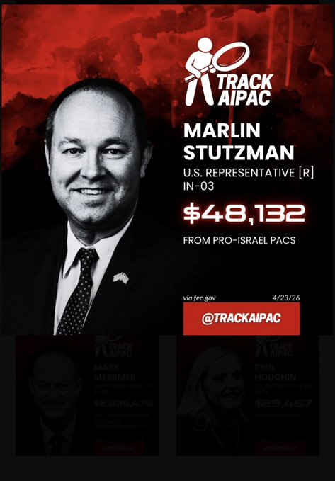 firearmsfriday's tweet photo. @RepStutzman Man! you're a cheap date! Go join the IDF if you want to defend them but keep our military and tax dollars out of Israeli hands. https://t.co/XstgKJNN97