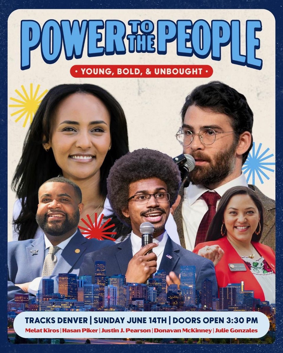 MelatKirosCO's tweet photo. Denver!! I’m so excited to share that we have some incredible friends joining us for the biggest rally in Colorado! Together, we can take back our party, get big money out of our politics, and build a better world. RSVP at the link below ⬇️ https://t.co/b3si6dYB2f