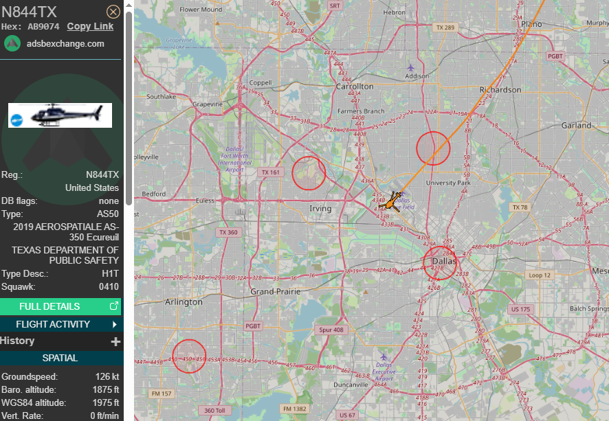 ScannerRadioDFW's tweet photo. Arlington. Earlier Grand Prairie Police advised Arlington of a Police Chase on Green Oaks Blvd. Sounds like the suspect subsequently foot bailed from the vehicle. DPS 101 is now en route to assist in the search for the suspect. Both agencies are encrypted but working on an Interop channel.