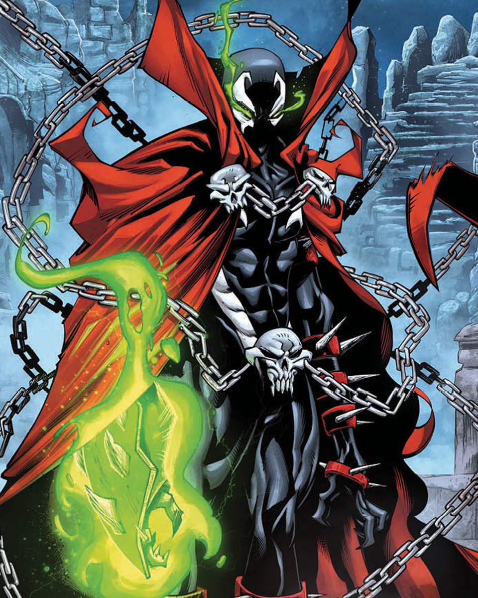 Todd_McFarlane's tweet photo. SPAWN #377 Cover B REVEAL! 🔥
Add it to your pull list before 6/8. On shelves 7/1.
TODD.

Cover B Artist: Chris Campana
Cover B Colorist: @SteveCanon_
Writer: Matthew Rosenberg
Artist/Inker: @stephensegovia
Colorist: Robert Nugent
Letterer: Tom Orzechowski

#spawn #imagecomics #art #cover @mcfarlanecomics @imagecomics