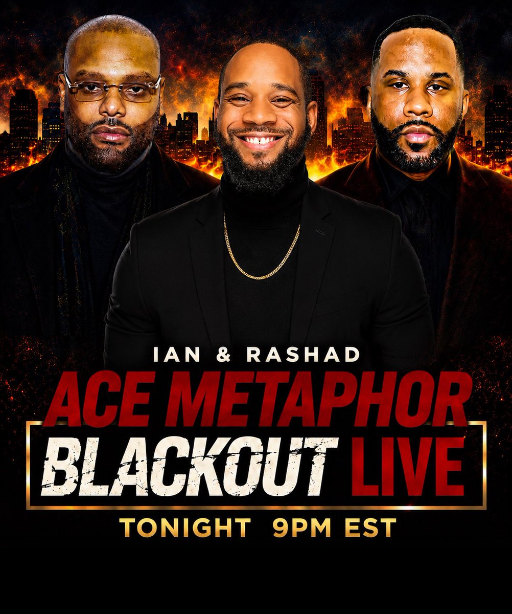 EarnYourLeisure's tweet photo. Special live episode of Black Out tonight at 9 PM EST with special guest @acemetaphor on @earnyourleisure YouTube 🍿 https://t.co/R2loO2EIgH