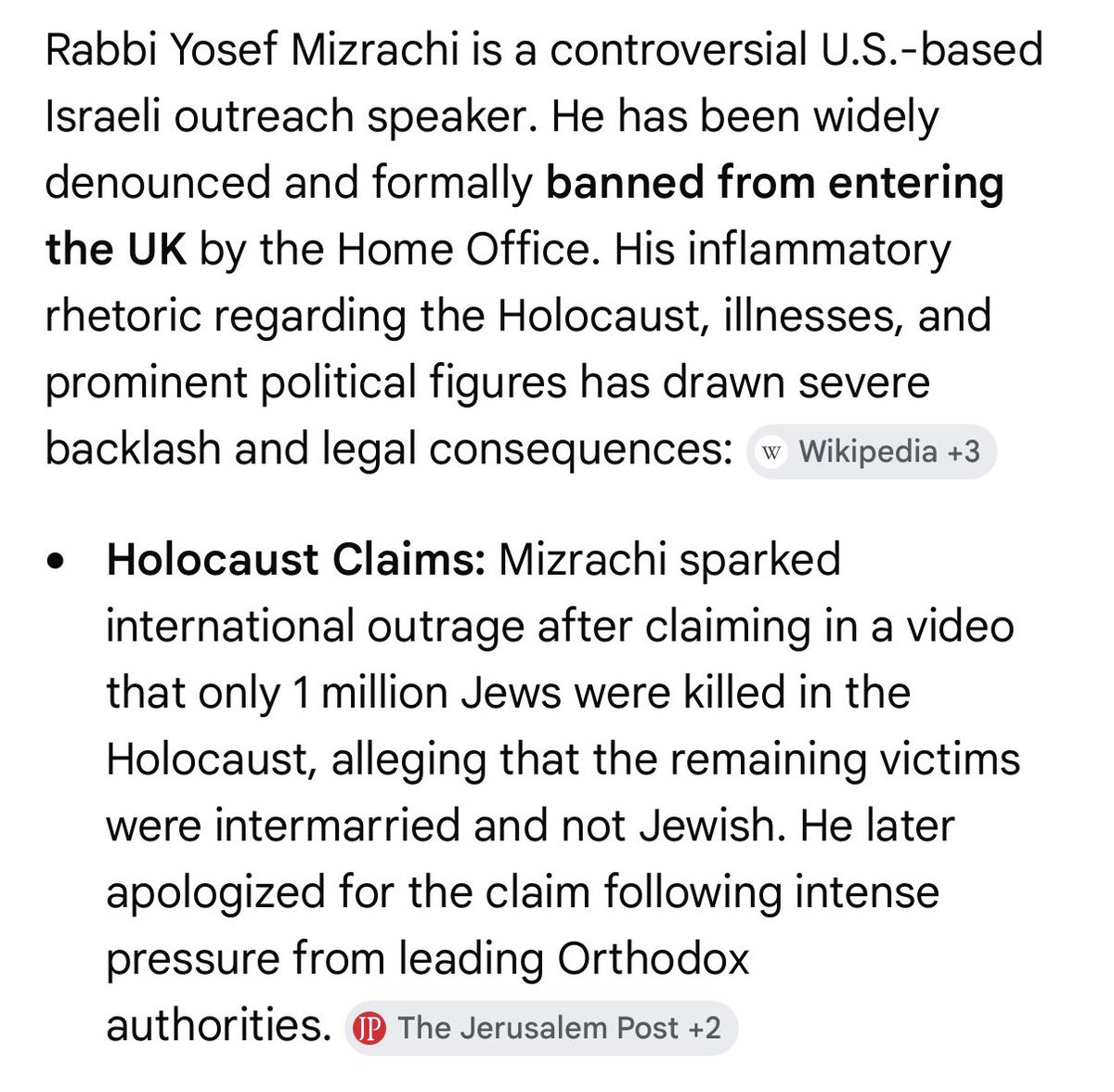 M_B_Levin's tweet photo. @stendhalist He’s a homophobic Holocaust denier and thankfully banned from the UK….

Do you think 5 pillars and its readers should be banned from the UK like Yosef? I do :-) I’m glad Yosef is banned. He’s scum https://t.co/M9uIVauu31
