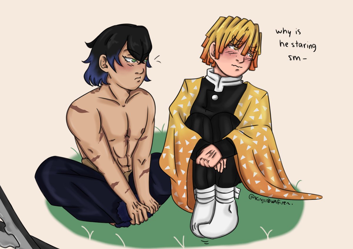 kingcr0wnfire_'s tweet photo. silly #inozen drawing that was sitting on my drafts for a month https://t.co/6XjcRsRfuK