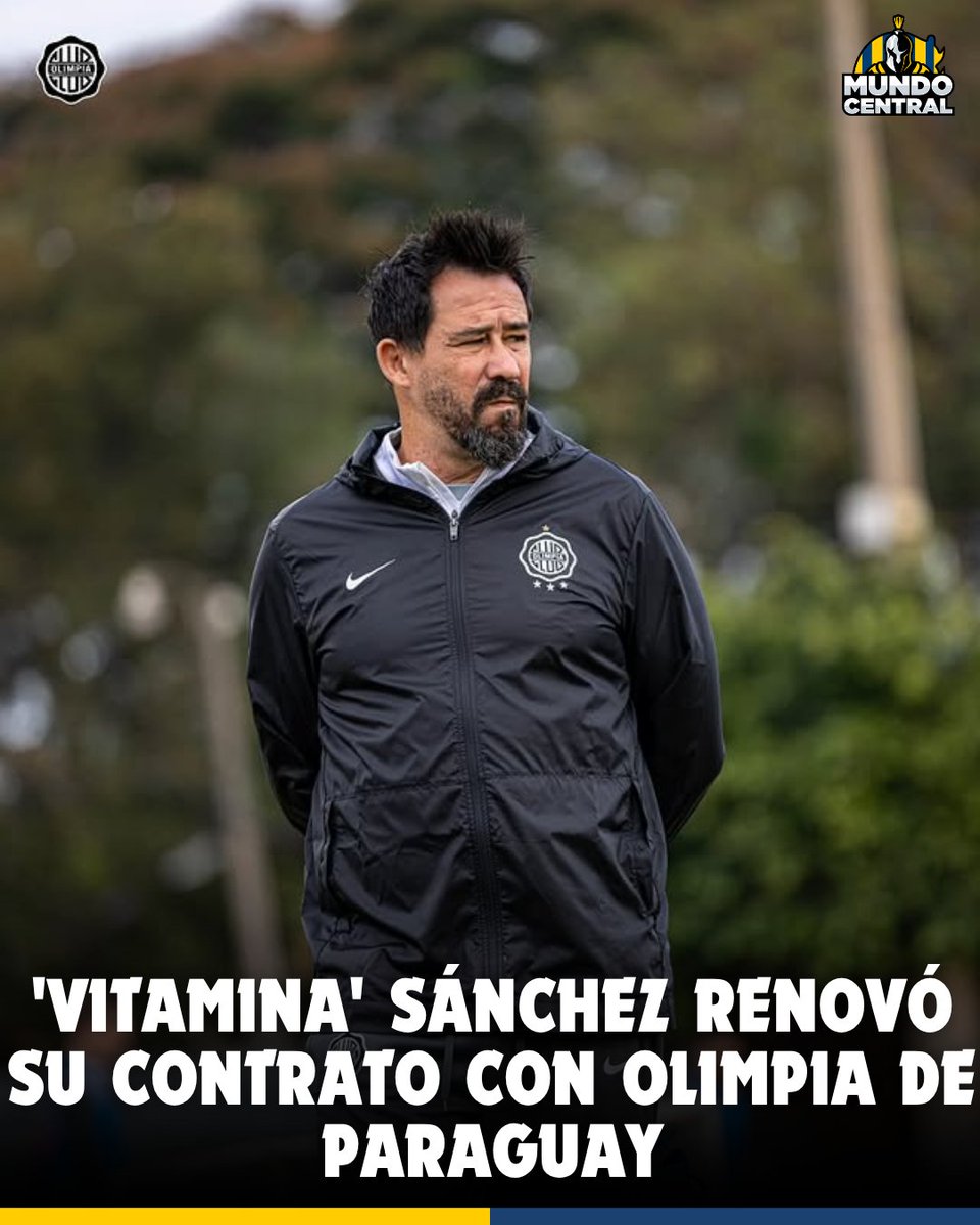 MundoCentralOf's tweet photo. 📋🇵🇾 'Vitamina' Sánchez renovó su vínculo con Olimpia de Paraguay

➡️ Su nuevo contrato será hasta diciembre de 2027

🏆 Viene de ser CAMPEÓN en el Torneo Apertura https://t.co/0gYUOSSQK9