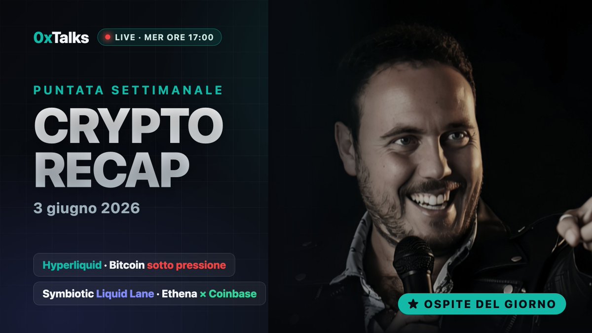 0xTalks's tweet photo. Abbiamo anche parlato di...

· Asset tokenizzati: +40% market cap nell'ultimo mese, tokenizzazione nativa ancora assente.

· $ENA pivot da carry trade a hedge fund multi-strategia, partnership Coinbase con target retail.

· $TON diventa $GRAM, cambia tutto (cit).

· DePIN e $HNT: separazione network da provider, modello interessante ma token history dolorosa.