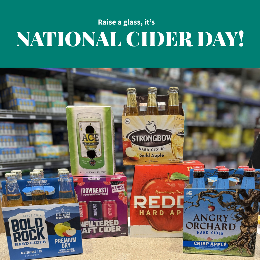 TotalWine's tweet photo. 🍎 Apple beers are having a moment, but today belongs to cider.

Happy National Cider Day to the drink that started the apple craze. 🍻 https://t.co/KqTgf10M24