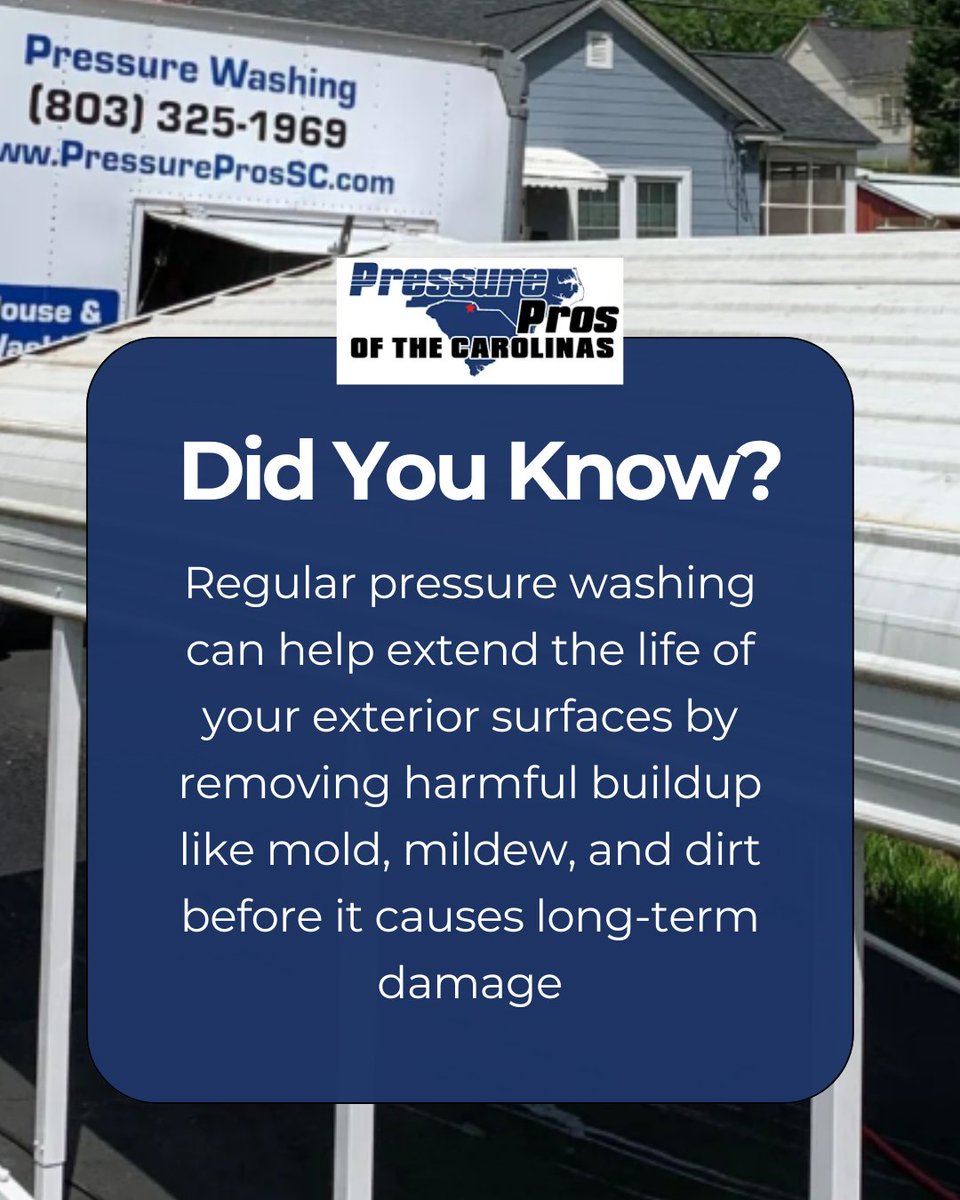 Pressure_Pros's tweet photo. A clean exterior makes a strong first impression. We remove dirt, grime, and buildup to keep your property looking well-maintained and professional year-round.

#ExteriorCleaning #BuildingMaintenance #CleanProperty https://t.co/WlNq2goDoU