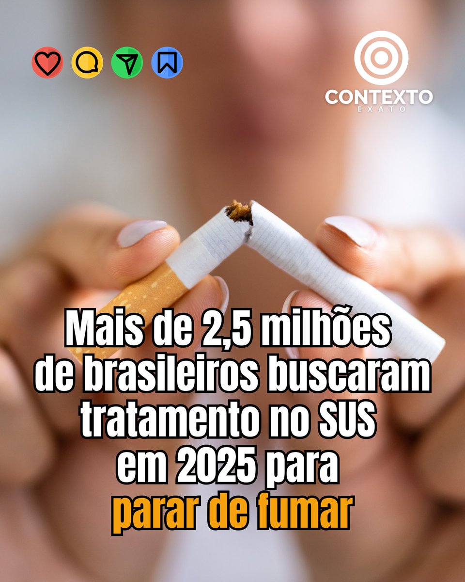 Contexto_Exato's tweet photo. Número de atendimentos relacionados ao tabagismo cresceu 95% entre 2022 e 2025, impulsionado pela ampliação das ações de prevenção e cuidado na Atenção Primária à Saúde.

Siga @contexto_exato no Instagram!
Saiba mais no Portal Contexto Exato.

🔗 Link para a matéria nos stories. 

https://t.co/3ZXX4i7OXU