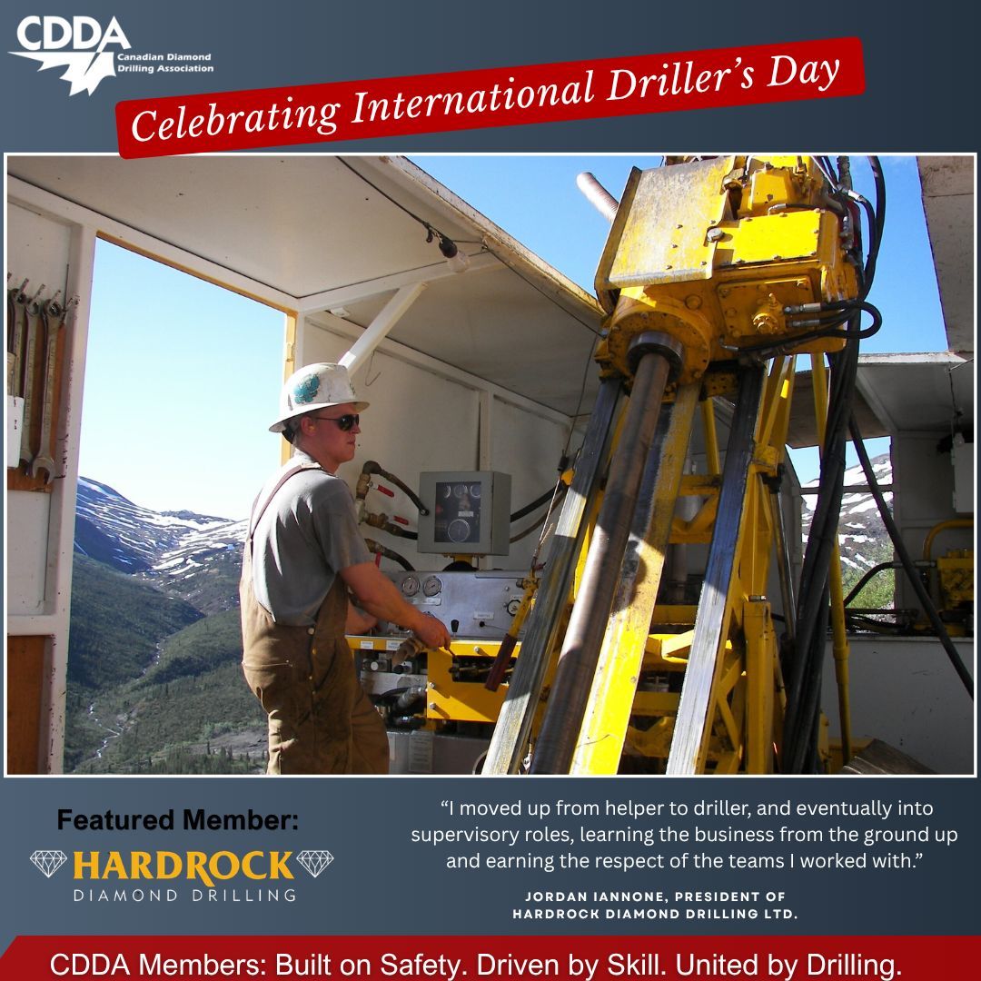 CDDA_ON's tweet photo. For International Driller’s Day, the CDDA is also pleased to recognize Jordan Iannone, President of Hardrock Diamond Drilling Ltd., whose career is a testament to the opportunities and growth that exist within the industry. 

 https://t.co/bMK7j8uflb 

#drilling #cdda https://t.co/0ywpyq5jhb