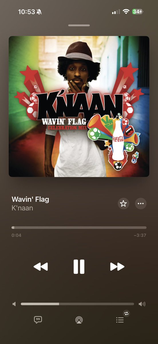 itzbasito's tweet photo. What’s the better FIFA World Cup song between these 2 songs?

Wavin Flag                    Or                Waka Waka https://t.co/v5JWE5hRs0