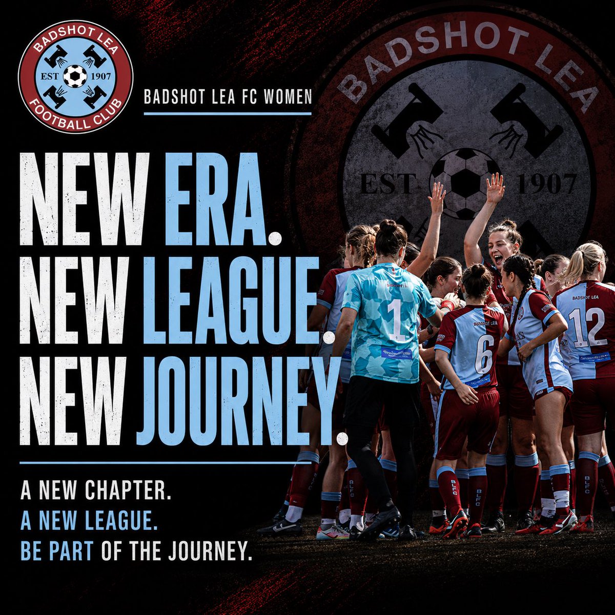 BLFC1907's tweet photo. 🚨 JOIN BADSHOT LEA FC WOMEN 🚨

A new era begins.

Badshot Lea FC Women are entering an exciting new chapter under a new management team led by @StakeCraig , with fresh ambition both on and off the pitch.

We’re looking for committed and ambitious players to be part of the journey.

Why join us?

⚽ Southern Region Football (Tier 6)

📹 Veo recording for every match

📊 Match analysis and player development

🏃 Planned two-session training programme each week

💷 ZERO player fees

👥 New management team

🏟 One of the area’s fastest-growing community football clubs

This isn’t just another season.

It’s a new league.
It’s a new challenge.
It’s a new opportunity.

Ready to be part of it?

👇 Register your interest today.

https://t.co/NUbHHsv6pw

#BadshotLeaFC #BLFCWomen #WomensFootball #FootballTrials #SurreyFootball