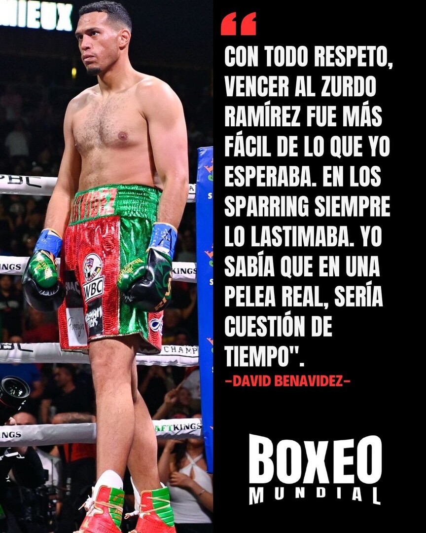 BoxeoMundial's tweet photo. David Benavidez 🇺🇸 🇲🇽 habla de lo sencillo que fue su pelea ante Gilberto 'Zurdo' Ramírez 🇲🇽
#Boxeo #Boxing #DavidBenavidez #GilbertoRamirez #ZurdoRamirez https://t.co/FZgkgmWtA2