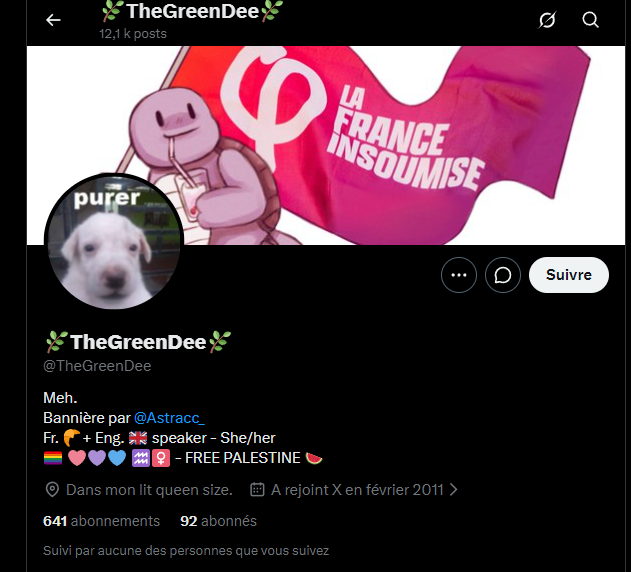 Alex66_DK's tweet photo. @TheGreenDee @TopAchat Je comprends mieux ta réponse en voyant ton profil de gaucho bien puant. https://t.co/BtyTvmcutu