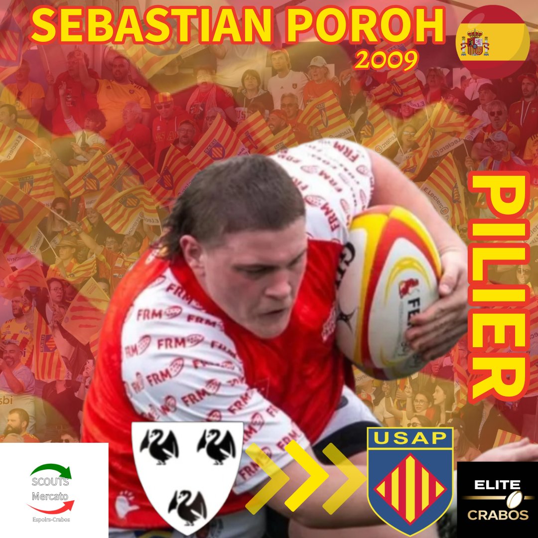 Scouts_jeunes's tweet photo. [Mercato Jeunes]

Le Pilier Espagnol Sébastian Poroh rejoindra Perpignan la saison prochaine en Crabos https://t.co/dzLXIAIk21