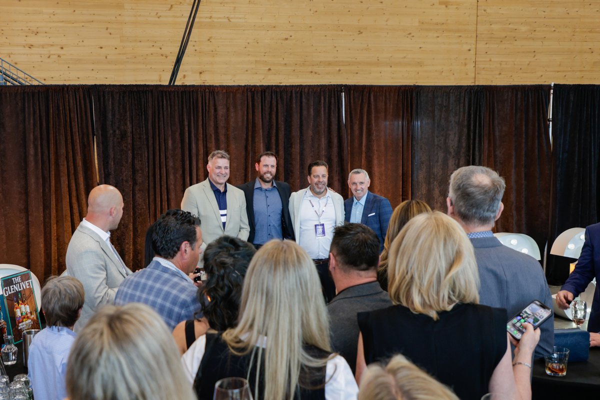 CHLHockey's tweet photo. Legends were literally in the house Saturday at the #MemorialCup as Eric Lindros, Denis Savard and Shea Weber were on hand for a special Legends &amp; Legacy event at the KF Centre for Excellence to celebrate #CHL50 and the 30-year anniversary of the @Kelowna_Rockets! https://t.co/Y0bfAvbaOx