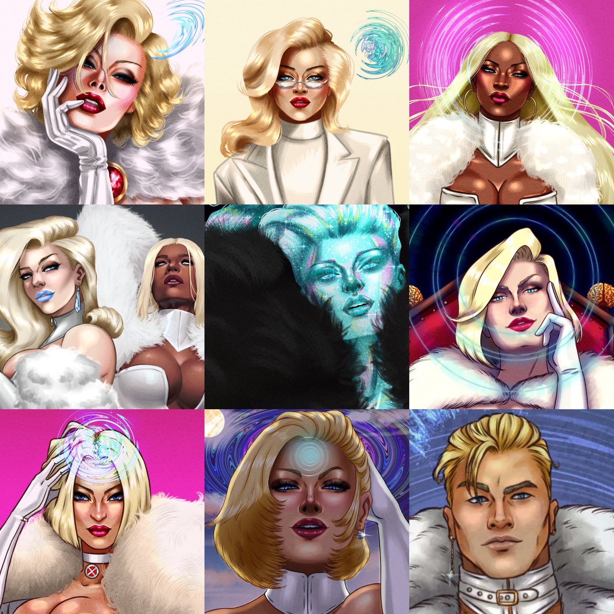 SSTArtwork's tweet photo. Happy Birthday Emma Frost I love youuuuuu https://t.co/WOwxcUFisK