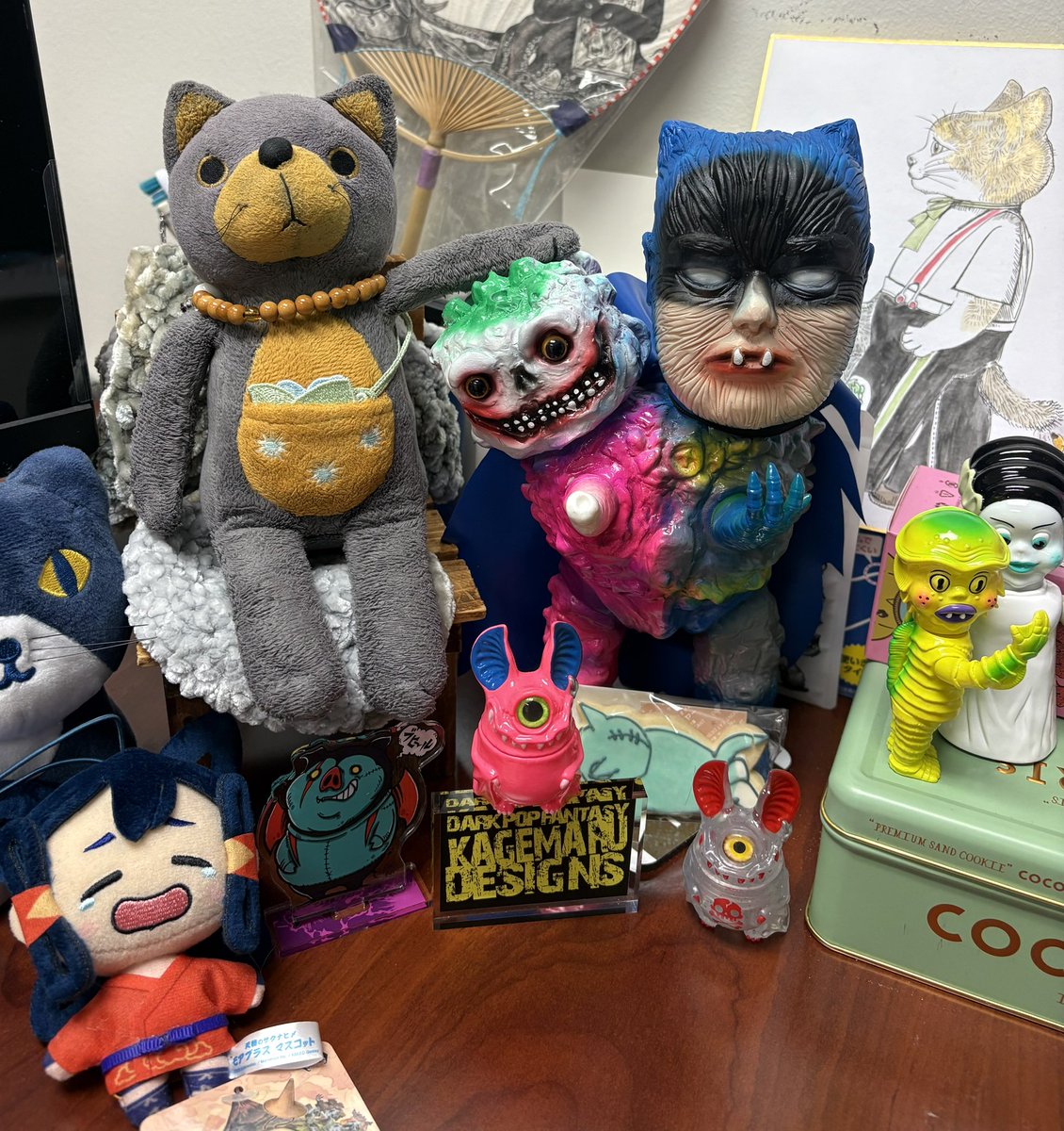 Utuo5's tweet photo. いやー
自分の場所に戻る
は良いですね。

ようやく息継��出来た感じで。

家族と、この仕事あってのアタシです。
(あと自分の慣れ住んだ場所が一番落ち着きます😽)

仕事場で皆に監視されながら頑張る😤🤣 https://t.co/wrXEHJuyIc