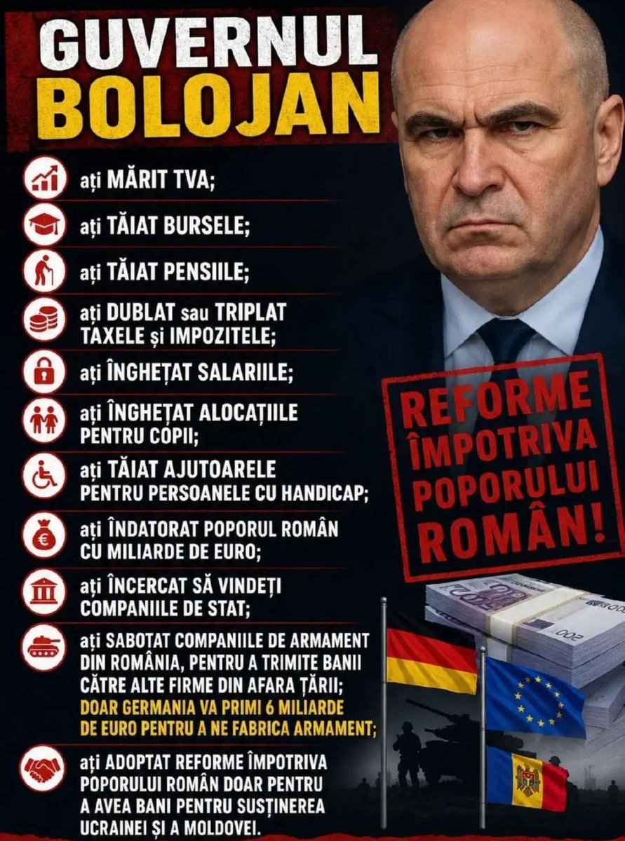 Biziphro's tweet photo. @EpochTimesRo Rușii fac reforme, iar Putin abia o mai duce cu multiple cancere. In schimb motorul de la tractorul UE a început să duduie cu bani de la sclavii din Romania ce vor scoate din sărăcie cei 13,3 milioane de nemți victorioși. https://t.co/248VPMbfIN